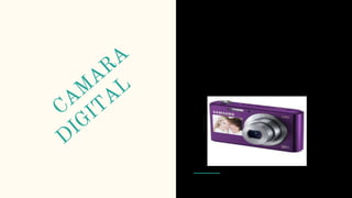 Este invento nos permite
capturar en imágenes los
momentos especiales, tomarles
fotos a todo lo que queremos.
 