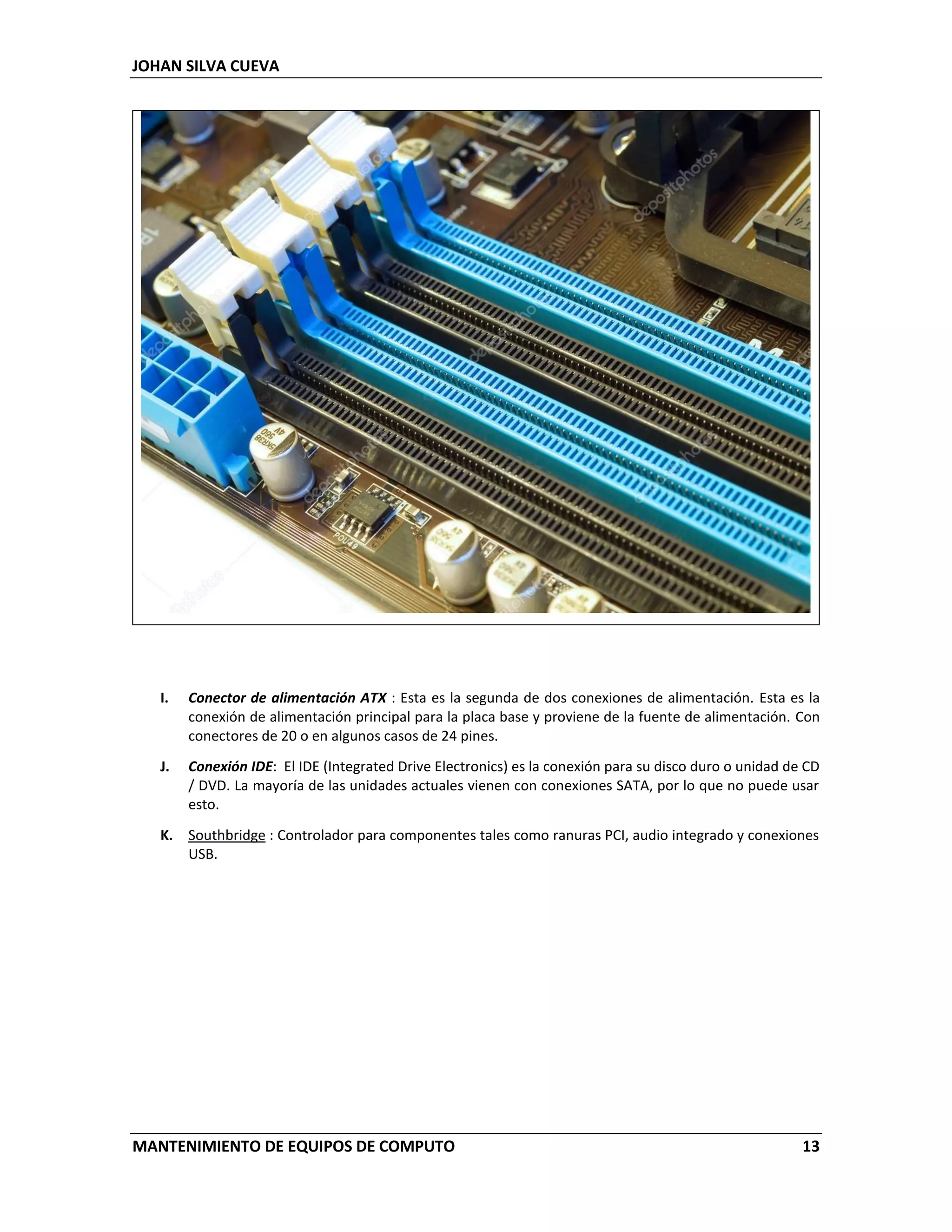 Guia4 Partes de la Placa base o Mainboard | PDF