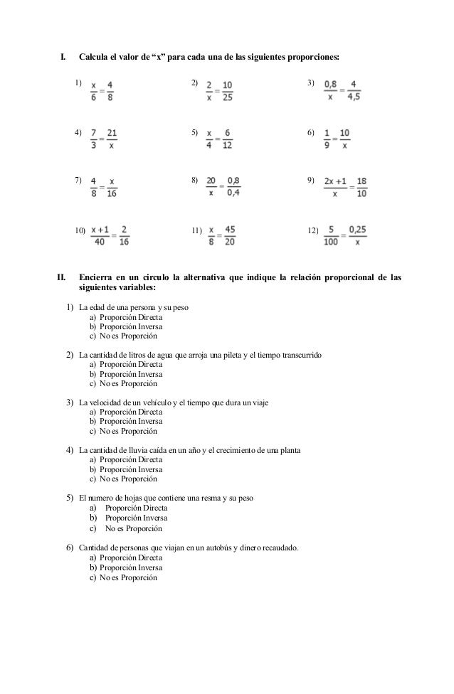 Guia 9 razon, proporcion y porcentaje