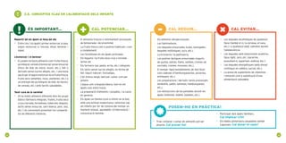 25
24
!
2.5. CONCEPTES CLAU EN L’ALIMENTACIÓ DELS INFANTS
ÉS IMPORTANT...
Repartir bé els àpats al llarg del dia
• Entre cinc i sis àpats: primer esmorzar a casa,
segon esmorzar a l’escola, dinar, berenar i
sopar.
L’esmorzar i el berenar
• Es poden incloure aliments com: fruita fresca,
pa integral, cereals d’esmorzar sense ensucrar
(flocs de blat de moro, musli, etc.), llet o
derivats sense sucres afegits, etc., i una bona
opció per al segon esmorzar és la fruita fresca,
fruita seca (ametlles, nous, avellanes, etc.) o
un entrepà (de pa integral: de blat, de llavors,
de cereals, etc.) amb farcits saludables.
Tenir cura de la varietat
• Hi ha molts aliments diferents dins els grups
bàsics (farinacis integrals, fruites, fruita seca
crua o torrada, hortalisses, tubercles, llegums,
lactis sense ensucrar, carn blanca, peix, ous,
etc.) i és convenient presentar-los i preparar-
los de diferents maneres.
CAL POTENCIAR...
• El aliments frescos o mínimament processats,
de temporada i de proximitat.
• La fruita fresca com a postres habituals i com
a complement.
• Les hortalisses en els àpats principals.
• Els llegums i la fruita seca crua o torrada
sense sal.
• Els farinacis (pa, pasta, arròs, etc.) integrals.
• Els lactis sense sucres afegits, en forma de
llet, iogurt natural i formatges.
• L’oli d’oliva verge, tant per cuinar com per
amanir.
• L’aigua com a beguda bàsica, tant en els
àpats com entre hores.
• La preparació d’aliments i receptes, i la cuina
en general.
• Els àpats en família (com a mínim un al dia),
amb una actitud respectuosa i amorosa cap
als infants per fer de l’estona del menjar un
moment relaxat, agradable i d’interrelació i
comunicació familiar.
CAL REDUIR...
• Els aliments ultraprocessats.
• Les llaminadures.
• Les begudes ensucrades (coles, taronjades,
begudes isotòniques, sucs, etc.).
• La brioixeria i la pastisseria.
• Les postres làctiques ensucrades (iogurts
de gustos, batuts, flams, natilles, cremes de
xocolata, cremes, mousses, etc.).
• El menjar ràpid (establiments de fast food
com cadenes d’hamburgueseries, pizzeries,
entrepans, etc.).
• Les preparacions i derivats carnis processats
(embotits, patés, salsitxes, hamburgueses,
etc.).
• Les distraccions de les pantalles durant els
àpats (televisió, mòbils, tauletes, etc.).
CAL EVITAR…
• Les begudes alcohòliques de qualsevol
tipus (també el vi, la cervesa, el cava,
etc.) i a qualsevol edat, sobretot durant
l’adolescència.
• Les begudes amb edulcorants acalòrics,
tipus light, zero, etc. (sacarina,
acesulfam-k, aspartam, estèvia, etc.).
• Les begudes energètiques (amb elevat
contingut en cafeïna, sucres, etc.).
• La presa de suplements de vitamines
i minerals com a substitució d’una
alimentació saludable.
POSEM-HO EN PRÀCTICA!
• Triar, comprar i cuinar els aliments pot ser
divertit. Cal provar-ho!
• Participar dels àpats familiars.
Cal implicar-s’hi!
• Els hàbits alimentaris saludables també
s’aprenen. Cal donar-hi valor!
 