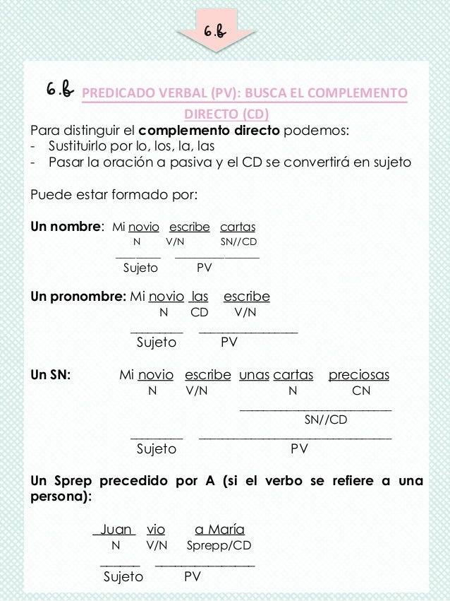 Guía Para Analizar Sintácticamente Oraciones Simples