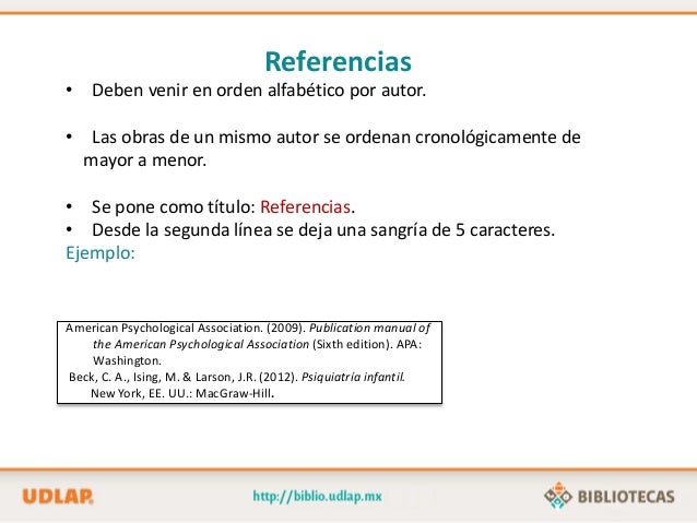 Guía para APA (Citas y Referencias)