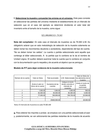 Guia basica de auditoria financiera | PDF