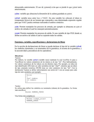 Tutorial Flex y Bison | PDF