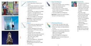 ColorGraze Powercore                              iColor Cove Powercore                               iColor Flex SL
                                       • É um modulo linear com facho de luz             • É uma luminária linear.                           • Cabo ﬂexível com LEDs para
                                         preciso.                                        • Oferece uma iluminação de alta intensidade e        uso interno e externo.
                                       • Possui proteção adequada para a utilização        dinâmica para ambientes internos.                 • Possibilita a criação de linhas
                                         em ambientes externos e uma base de             • Cores e LEDs de alto brilho.                        contínuas ou discretas de luz,
                                         ﬁxação desenvolvida para permitir rotação       • Fácil de instalar pois os módulos lineares          onde qualquer ponto pode
                                         do projetor.                                      de 30 cm podem ser facilmente interligados          ter qualquer cor a qualquer
                                       • Fácil de instalar, com opções de montagem         devido aos seus conectores.                         momento.
                                         ajustáveis e a tecnologia Powercore             • Vida útil de 50.000 horas L70% @ 25ºC.            • Possui 50 nós RGB
                                         permite uma operação a partir da tensão         Aplicações: é indicado para pequenos efeitos          endereçáveis individualmente.
                                         da rede com um único cabo.                      “wall wash” e iluminação de sancas.                 • Consumo de apenas 25W.
                                       • Vida útil de 100.000 horas L70% @ 25ºC.                                                             • Possui dois espaçamentos
                                       Aplicações: é um produto perfeito para                                                                  padrões (4 ou 12 polegadas),
                                       “wall washing” e efeitos de iluminação                                                                  com um comprimento
                                       dinâmica de alta perfomance.                                                                            total de 5 ou 15 metros
                                                                                                                                               respectivamente.
                                       LEDLine                                           iColor Accent Powercore
                                                                                                                                             • Vida útil de 50.000 horas
                                       • É uma luminária para aplicações externas        • Luminária linear com difusor opaco usado
                                                                                                                                               L70% @ 25ºC.
                                         e internas, formada por LEDs de alto              para criar linhas coloridas de alta luminância.
                                         rendimento.                                     • Permite criar colunas com efeitos dinâmicos       Aplicações: iluminação de
                                       • Excelente desempenho em iluminação.               de cores.                                         fachadas, letreiros, transmissão
                                       • Alimentação em 220V (plug and play com          • Controle de cores a cada 3cm independente.        de vídeos de resolução média,
                                         driver incluso).                                • Disponível nas versões de 0.6m (consumo de        etc.
                                       • Disponível nas cores verde, âmbar,                20W), 1.2m (consumo de 40W),
                                         vermelho, azul, branco neutro, frio e quente.     2.4m (consumo de 80W).
                                       • Tamanhos: 15cm (10W), 30cm (19W),               • Vida útil de 50.000 horas L70% @ 25ºC.
                                         60cm (37W), 120cm (75W).                        Aplicações: fachadas, iluminação dinâmica de
                                       • Fachos: 6° e 60°.                               interiores e exteriores.
                                       • Vida útil de 50.000 horas L70% @ 25ºC.
                                       Aplicações: iluminação de fachadas,
                                       iluminação dinâmica de exteriores e efeito
      Foto: John Brandon Miller        “wall-washing”.
111                               54                 114                                                  116                         55             117
 