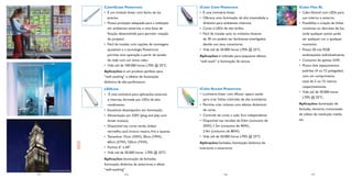 ColorGraze Powercore
• É um modulo linear com facho de luz
preciso.
• Possui proteção adequada para a utilização
em ambientes externos e uma base de
ﬁxação desenvolvida para permitir rotação
do projetor.
• Fácil de instalar, com opções de montagem
ajustáveis e a tecnologia Powercore
permite uma operação a partir da tensão
da rede com um único cabo.
• Vida útil de 100.000 horas L70% @ 25ºC.

iColor Cove Powercore
• É uma luminária linear.
• Oferece uma iluminação de alta intensidade e
dinâmica para ambientes internos.
• Cores e LEDs de alto brilho.
• Fácil de instalar pois os módulos lineares
de 30 cm podem ser facilmente interligados
devido aos seus conectores.
• Vida útil de 50.000 horas L70% @ 25ºC.
Aplicações: é indicado para pequenos efeitos
“wall wash” e iluminação de sancas.

Aplicações: é um produto perfeito para
“wall washing” e efeitos de iluminação
dinâmica de alta perfomance.
LEDLine
• É uma luminária para aplicações externas
e internas, formada por LEDs de alto
rendimento.
• Excelente desempenho em iluminação.
• Alimentação em 220V (plug and play com
driver incluso).
• Disponível nas cores verde, âmbar,
vermelho, azul, branco neutro, frio e quente.
• Tamanhos: 15cm (10W), 30cm (19W),
60cm (37W), 120cm (75W).
• Fachos: 6° e 60°.
• Vida útil de 50.000 horas L70% @ 25ºC.

• Possibilita a criação de linhas
contínuas ou discretas de luz,
onde qualquer ponto pode
ter qualquer cor a qualquer
momento.
• Possui 50 nós RGB
endereçáveis individualmente.
• Consumo de apenas 25W.
• Possui dois espaçamentos
padrões (4 ou 12 polegadas),
com um comprimento
total de 5 ou 15 metros
respectivamente.
• Vida útil de 50.000 horas
L70% @ 25ºC.
Aplicações: iluminação de
fachadas, letreiros, transmissão
de vídeos de resolução média,
etc.

Aplicações: fachadas, iluminação dinâmica de
interiores e exteriores.

Aplicações: iluminação de fachadas,
iluminação dinâmica de exteriores e efeito
“wall-washing”.

Foto: John Brandon Miller

111

iColor Accent Powercore
• Luminária linear com difusor opaco usado
para criar linhas coloridas de alta luminância.
• Permite criar colunas com efeitos dinâmicos
de cores.
• Controle de cores a cada 3cm independente.
• Disponível nas versões de 0.6m (consumo de
20W), 1.2m (consumo de 40W),
2.4m (consumo de 80W).
• Vida útil de 50.000 horas L70% @ 25ºC.

iColor Flex SL
• Cabo ﬂexível com LEDs para
uso interno e externo.

54

114

116

55

117

 