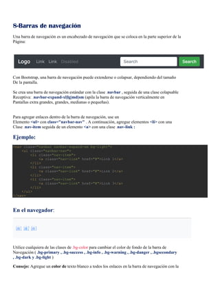 Bootstrap Ul Guia bootstrap | PDF