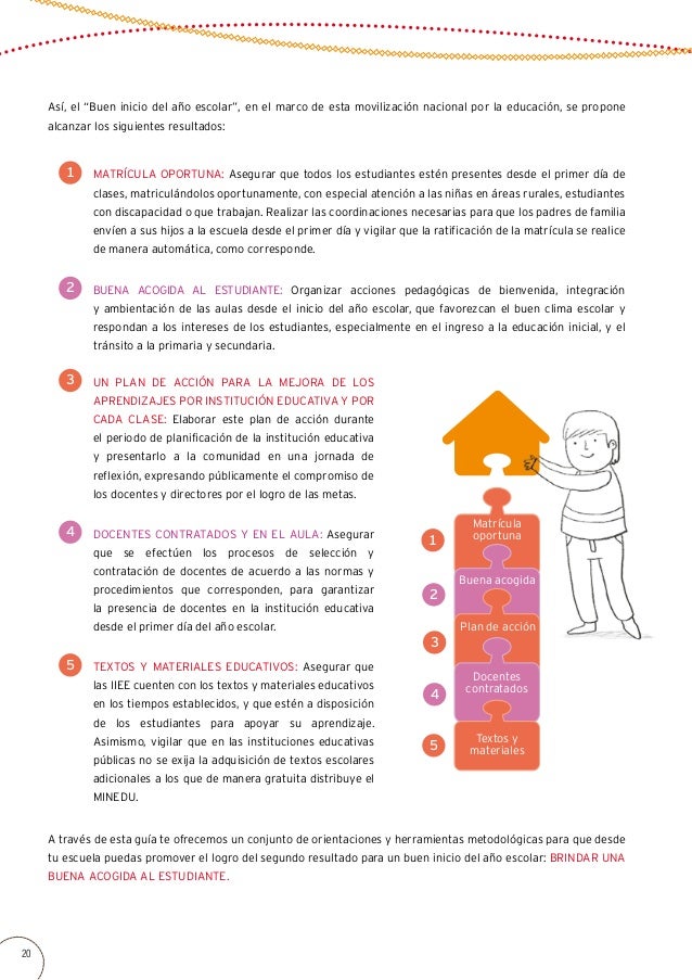 Guia buena acogida Primer día de clase