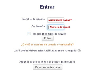 NUMERO DE CARNET
Numero de carnet
 