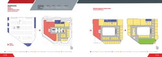 218 219
Zonificación
Zoning
Plantas segundo y tercer nivel
Second and third floor
Sótano y
planta primer nivel
Basement and first floor
32
Sótano
Basement
1
Servicios / Services Servicios / ServicesComercio / Commercial Area Comercio / Commercial AreaAnclas / Anchors Anclas / AnchorsZonas Comunes / Common Areas Zonas Comunes / Common AreasÁrea Comidas / Food Area Área Comidas / Food AreaSemianclas / Junior Anchors Semianclas / Junior Anchors
Discriminación
de áreas según
el tipo
de comercio
3.1 % 57.1 %31.3 % 8.5 %
Anclas /
Anchor Stores
Comida /
Food
Entretenimiento /
Entertainment
Comercio /
Commercial Area
 