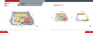 227
Plantas segundo y tercer nivel
Second and third floor
32
Servicios / Services Comercio / Commercial Area Anclas / Anchors Zonas Comunes / Common Areas Área Comidas / Food AreaSemianclas / Junior Anchors
226
Zonificación
Zoning
Planta
primer nivel
First floor
Servicios / Services Comercio / Commercial Area Anclas / Anchors Zonas Comunes / Common Areas Área Comidas / Food AreaSemianclas / Junior Anchors
Discriminación
de áreas según
el tipo
de comercio
15.0 % 60.0 %14.0 % 11.0 %
CINE COLOMBIA CINE COLOMBIA
LA 14
LA 14
Anclas /
Anchor Stores
Comida /
Food
Entretenimiento /
Entertainment
Comercio /
Commercial Area
 