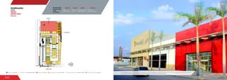 342
Zonificación
Zoning
Planta
primer nivel
First floor
Servicios / Services Comercio / Commercial Area Anclas / Anchors Zonas Comunes / Common Areas Área Comidas / Food AreaSemianclas / Junior Anchors
Discriminación
de áreas según
el tipo
de comercio
8.9 % 37.2 %48.7 % 5.2 %
Anclas /
Anchor Stores
Comida /
Food
Entretenimiento/
Entertainment
Comercio /
Commercial Area
METRO
GAME
PARK
METRO
CINELAND
GAME PARK
Las imágenes renders y fotomontajes expuestos son una representación artística del proyecto, por lo tanto algunos detalles pueden diferir
del resultado final. Elementos de decoración y mobiliario en general no están incluidos.
 