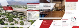 345
Centro	 	
Comercial 	
Megamall
Valledupar
MOVILIDAD
2
Accesos peatonales
Number of pedestrian entrances
Accesos vehiculares
Number of vehicle entrances
1
Mobility
17.1 %
5.5 %
18.3 %
59.0 %
Anclas / Anchor Stores 17.1 %
Comidas / Food 5.5 %
Entretenimiento / Entertainment 18.3 %
Comercio / Commercial Area 59.0 %
Discrimination of areas as the type of trade
Discriminación
de áreas según
el tipo de
comercio
4
Número de pisos / Number of floors
Número de parqueaderos /
Number of parking
596
9.990 m2
21.000 m2
Área predio / Area of the premises
Área comercial / GLA
Área construida total / Total area built
42.500 m2
Número de locales /
Number of establishments
142
Descripción general / General description
Descripción física / Physical description
ÁREA DE ENTRETENIMIENTO
www.megamallvalledupar.com
6 / Cinemark
3
Entertainment area
Salas de cine / Cinemas
Locales de entretenimiento infantil /
Children entertainment establishments
DATOS  /  DATA
Apertura / Opening Year: 2015
Número de visitantes proyectado /
Number of projected visitors: 4.000.000
Dirección / Mall Address: Calle 16 No. 19B-36
Cobertura / Coverage: Metropolitana
Área cinemas / Area
2.000 m2
1.850 m2
Área entretenimiento infantil / Area
Descripción del proyecto
Project description
SAO - Olimpica, Cinemark.
Locales de formato grande y mediano
Medium and large format areas
Arq.ÉdgarBuenoTafur
Diseñador / Mall Designer
Promotores / Mall Promotor
Constructores / Mall Building Developer
GrupoAndinoMarínValencia /
Grama Construcciones
GrupoAndinoMarínValencia /
Grama Construcciones
ÁREA DE COMIDAS
1.160 m2
400
15
Food area
Área de restaurantes / Restaurants area
Número de sillas /
Number of seats
No. de locales / Food service establishments
Centro Comercial
Mega Mall Valledupar
Las imágenes renders y fotomontajes expuestos son una representación artística del proyecto, por lo tanto algunos detalles pueden diferir del resultado
final. Elementos de decoración y mobiliario en general no están incluidos.
Las imágenes renders y fotomontajes expuestos son una representación artística del proyecto, por lo tanto
algunos detalles pueden diferir del resultado final. Elementos de decoración y mobiliario en general no
están incluidos.
 
