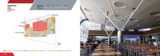 374
Zonificación
Zoning
Planta
primer nivel
First floor
Servicios / Services Comercio / Commercial Area Anclas / Anchors Zonas Comunes / Common Areas Área Comidas / Food AreaSemianclas / Junior Anchors
Discriminación
de áreas según
el tipo
de comercio
9.4 % 39.3 %49.8 % 1.5 %Zonificación
Zoning
Planta
primer nivel
First floor
Servicios / Services Comercio / Commercial Area Anclas / Anchor Stores Zonas Comunes / Common Areas Área Comidas / Food AreaSemianclas / Anchor Stores
Anclas /
Anchor Stores
Comida /
Food
Entretenimiento /
Entertainment
Comercio /
Commercial Area
 