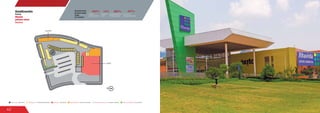 42
Zonificación
Zoning
Planta
primer nivel
First floor
Servicios / Services Comercio / Commercial Area Anclas / Anchors Zonas Comunes / Common Areas Área Comidas / Food AreaSemianclas / Junior Anchors
Discriminación
de áreas según
el tipo
de comercio
25.5 % 37.7 %35.5 % 1.4 %
Anclas /
Anchor Stores
Comida /
Food
Entretenimiento /
Entertainment
Comercio /
Commercial Area
ÉXITO
Star Park
 