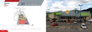 166
Zonificación
Zoning
Planta
primer nivel
First floor
Servicios / Services Comercio / Commercial Area Anclas / Anchors Zonas Comunes / Common Areas Área Comidas / Food AreaSemianclas / Junior Anchors
Discriminación
de áreas según
el tipo
de comercio
3.6 % 23.2 %70.4 % 2.8 %
Anclas /
Anchor Stores
Comida /
Food
Entretenimiento /
Entertainment
Comercio /
Commercial Area
Metro
Parque Gazu
 