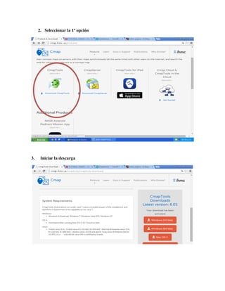2. Seleccionar la 1ª opción
3. Iniciar la descarga