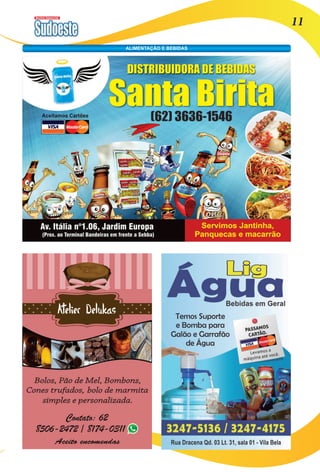 Revista Comercial 11 
ALIMENTAÇÃO E BEBIDAS 
 