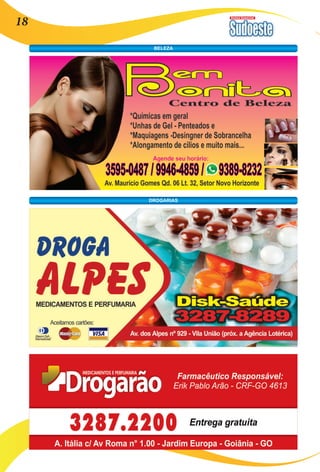 Revista Comercial 18 
DROGARIAS 
BELEZA 
 