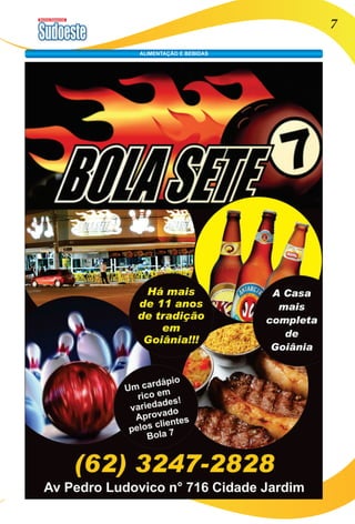 Revista Comercial 7 
ALIMENTAÇÃO E BEBIDAS 
 