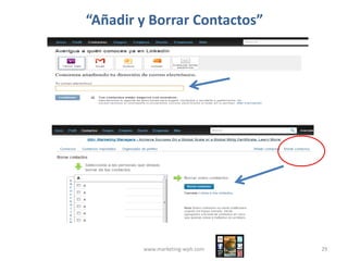 “Añadir y Borrar Contactos”
www.marketing-wph.com 29
 