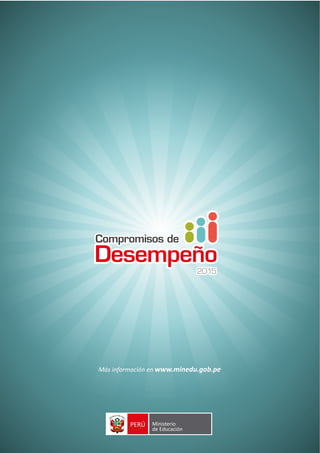 Guia Compromisos de Desempeño Docente 2015