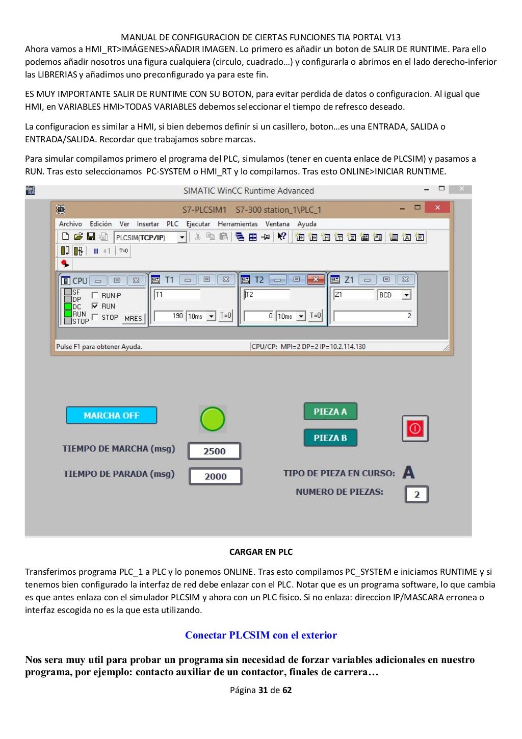 Guia configuracion y funcionamiento tia portal v13