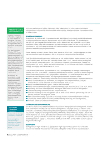 Optimising venous leg ulcer services in a changing NHS: A UK consensus ...