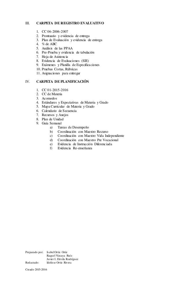 Guia para crear carpetas maestros