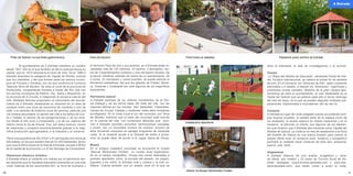 10 11
	 El ayuntamiento de A Estrada mantiene su nombre
desde 1841, año en el que también se fija en esta parroquia su
capital, que en 1875 alcanzaría el título de Villa. Ya en 1869 A
Estrada alcanzara la categoría de Capital de Partido Judicial
que hoy mantiene, y del que forman parte los vecinos munici-
pios de Forcarei y Cerdedo, con los que conforma la Comarca
Tabeirós-Terra de Montes. Se sitúa al norte de la provincia de
Pontevedra, compartiendo frontera a través del Río Ulla con
los vecinos municipios de Padrón, Teo, Vedra y Boqueixón, en
la provincia de A Coruña, e integrando la comarca natural del
Ulla. Múltiples factores propiciaron el crecimiento del Ayunta-
miento de A Estrada, destacando su situación en un área de
contacto entre una zona de economía de montaña y otra de
valle, o su carácter de histórico cruce de caminos, paso de una
vía romana secundaria; el camino del Ulla a los baños de Cun-
tis y Caldas; el camino de las peregrinaciones y de los arrie-
ros desde el Alto Avia a Compostela; y el de los viajeros del
interior hacia la ría de Arousa. Fue, por estos motivos, centro
de relaciones y prosperó económicamente gracias a la mag-
nífica producción agro-ganadera, a la industria y al comercio.
Tiene una superficie de 281,8 Km2
y 51 parroquias con cerca de
500 aldeas, en las que residen más de 22.000 habitantes, de los
que unos 8.000 lo hacen en la Villa deAEstrada, situada a 36 Km
de la capital de la provincia y a 22 de Santiago de Compostela.
Patrimonio Histórico Artístico
A Estrada ofrece al visitante con interés por el patrimonio tan-
tas opciones que le resultará imposible conocerlas en una sola
visita. Además de los reconocidos BIC, la Torre de Guimarei y
el hermoso Pazo de Oca y sus jardines, en A Estrada están lo-
calizadas más de 120 mámoas, 22 castros, 2 petroglifos, res-
tos de 3 asentamientos romanos y una necrópolis romana. De
la época medieval, además de restos de un asentamiento, de
5 torres, 22 necrópolis y varios puentes, se puede admirar el
Románico estradense, del que las Iglesias de Frades, Morei-
ra, Ouzande y Codeseda son solo algunos de los magníficos
exponentes.
Patrimonio natural
A Estrada participa de los relieves montañosos de la Dor-
sal Gallega y de las tierras bajas del Valle del Ulla, con las
mayores alturas en los montes: San Sebastián, Cabanelas,
Campo de Cruces, Cabalar y Xesteiras, todos ellos miradores
privilegiados. El río Umia cruza el sur del municipio, por Terra
de Montes, mientras que el resto del municipio está inscrito
en la cuenca del Ulla. Los numerosos afluentes que reco-
rren A Estrada, permiten encontrar hermosísimas cascadas
y pozas, con un incontable número de molinos, muchos de
ellos formando conjuntos en parajes singulares de merecida
visita. Si el visitante acude a la Estrada de otoño a prima-
vera no puede dejar de acudir a la Lagoa Sacra de Olives.
Museo
En el antiguo matadero municipal se encuentra el museo
“Manuel Reimóndez Portela”, un museo local especializa-
do en el campo etnográfico. Ocupa tres naves dedicadas a
grandes apartados como: la escuela del pasado, los juegos,
juguetes y los niños, la Estrada rural y urbana y la vida co-
tidiana. Cuenta también con un amplio local en el que se
sitúa la biblioteca, la sala de investigadores y el archivo.
Fiestas
La “Rapa das Bestas de Sabucedo”, declarada Fiesta de Inte-
rés Turístico Internacional, se celebra el primer fin de semana
de julio. En el Carnaval, los “Xenerais da Ulla”, salen ricamente
adornados y a caballo, a realizar los “atranques”, ingeniosas y
picarescas luchas verbales. Muestra de la gran riqueza gas-
tronómica de todo el ayuntamiento, la más destacable es la
Fiesta del Salmón que se celebra cada año el tercer domingo
del mes de mayo, en la que se pueden degustar múltiples pre-
paraciones, tradicionales e innovadoras, del rey del río.
Compras
A Estrada es lugar de visita obligada cuando se pretende com-
prar buenos muebles, la calidad tanto de la madera como de
los acabados, el amplio abanico en diseño tradicional y en el
moderno, la atención al cliente, son algunos de los elemen-
tos que hicieron que A Estrada sea conocida como Capital del
Mueble de Galicia. La visita en el mes de septiembre a la Feria
del Mueble de Galicia es una buena ocasión para valorar la
amplia oferta local. El comercio local, moderno y competitivo
permitirá al visitante hacer compras de todo tipo: artesanía,
joyería, arte, textil…
Alojamiento
A Estrada dispone de una amplia, acogedora y varia-
da oferta, dos hoteles y 25 casas de Turismo Rural de dis-
tintas tipologías (www.turismo.aestrada.com y www.mar-
decompostela.com), que harán volver a quien la visite.
A Estrada
Prato de Salmón na súa festa gastronómica		 Feira da becerra 						 Feira todos os sábados 					 Paseando polos xardíns da Estrada
Interior do Museo Reimóndez Portela
Instalacións deportivas
 