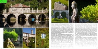 16 17
Pazo de propiedad privada en la que los jardines pueden ser
visitados. Declarado monumento histórico artístico. Dentro del
conjunto deben distinguirse tres elementos principales: iglesia-
capilla, palacio y jardines. La iglesia-capilla se sitúa frente a la
plaza formando escuadra con el Pazo y unida a este por una
galería. El Pazo actual tiene una parte antigua formada por dos
alas en ángulo recto y una torre almenada de planta cuadrada.
Se completa más tarde con el ala sur. En el siglo XIX se cons-
truye la galería, la escalera principal, el banco de piedra y la
escalera bajo el portal de la entrada principal. Se distinguen en
el Pazo dos tipos de jardines.
El hortícola, con cuadros dedicados a distintos cultivos, es
atravesado diagonalmente por el conjunto del lavadero, ría y
molino,y a su vez bordeado este último por una alineación de
bojes de considerable edad y arboledos de cítricos. El jardín
geométrico se compone, por su parte, de siete macizos de flora
excepcional: la camelia reticulata es el árbol más destacado,
seguida por otros importantes ejemplares de criptomeria, tejo,
magnolias perennifolias, lagertroemias, secuoya roja, arce
blanco, laurocerasus y una importante masa de antiguas came-
lias que orillan paseos.
La Carreira do Conde, con su paseo arbolado, linda con la otra
parte del jardín, de corte inglés, donde conviven una pradera
arbolada y un bosque ornamental, en el que cabe destacar una
fotinia y un tulipero de Virginia, además de la avenida de tilos.
Private property whose gardens can be visited. Classified a
historical-artistic monument. Within the structure, we should
differentiate three main elements: Church-chapel, palace and
gardens. The Church-chapel is located facing the square, for-
ming an L shape with the pazo, and joined to it by a gallery. The
present-day pazo has an old part made up of two wings on a
riht angle and a battlemented tower on a square ground plan. It
ws later extended with the south wing. The 19th century saw the
construction of the gallery, the main stairway, the stone bench
and the stairway below the doorway of the main entrance.
The Pazo comprises two spaces. the orchard, that has plots
of various crops, crossed diagonally by the washouse, river
and mill, and surrounded by a line of ancient box hedges and
a group of citrics.
The geometric garden, composed by seven groups of exceptio-
nal flora: the specimen of Camelia reticulaa is the most outs-
tanding tree, followed by other relevant specimens,such as the
Japanese red cedar, the yew tree, the evergreen magnolia, the
lagestroemia, the coastal redwood, the sycamore, the lauroce-
rauss an a great mass of ancient camellias that shelter walks.
The “Carreira do Conde”, a path among trees, borders the En-
glish Garden, in wich we can also contemplate the meadow and
ornamental forest, in which it should be mentioned the photinia
and the American tulip tree, as well as the lime tree avenue.
Primavera
Spring
 