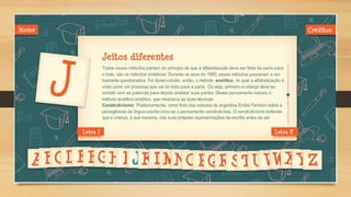 Guia de alfabetização ppt