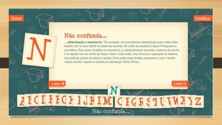 Guia de alfabetização ppt