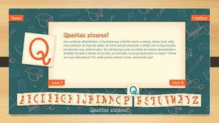 Guia de alfabetização ppt