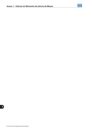 Anexo 1 - Cálculo do Momento de Inércia de Massa
9
9-6 | Guia de Aplicação Soft-Starter
 