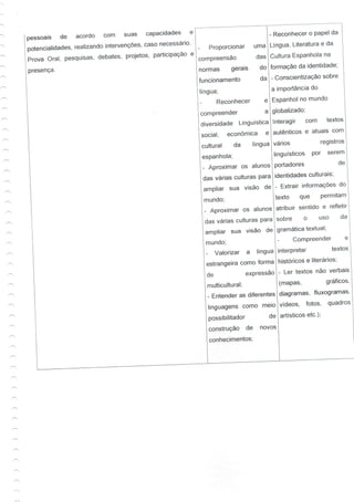 Guia de aprendizagem - Espanhol