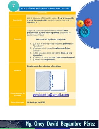 Guia de aprendizaje grado 7 completa | PDF