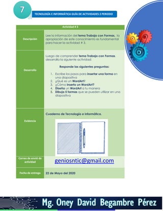 Guia de aprendizaje grado 7 completa | PDF