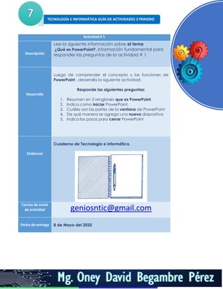 Guia de aprendizaje grado 7 completa | PDF