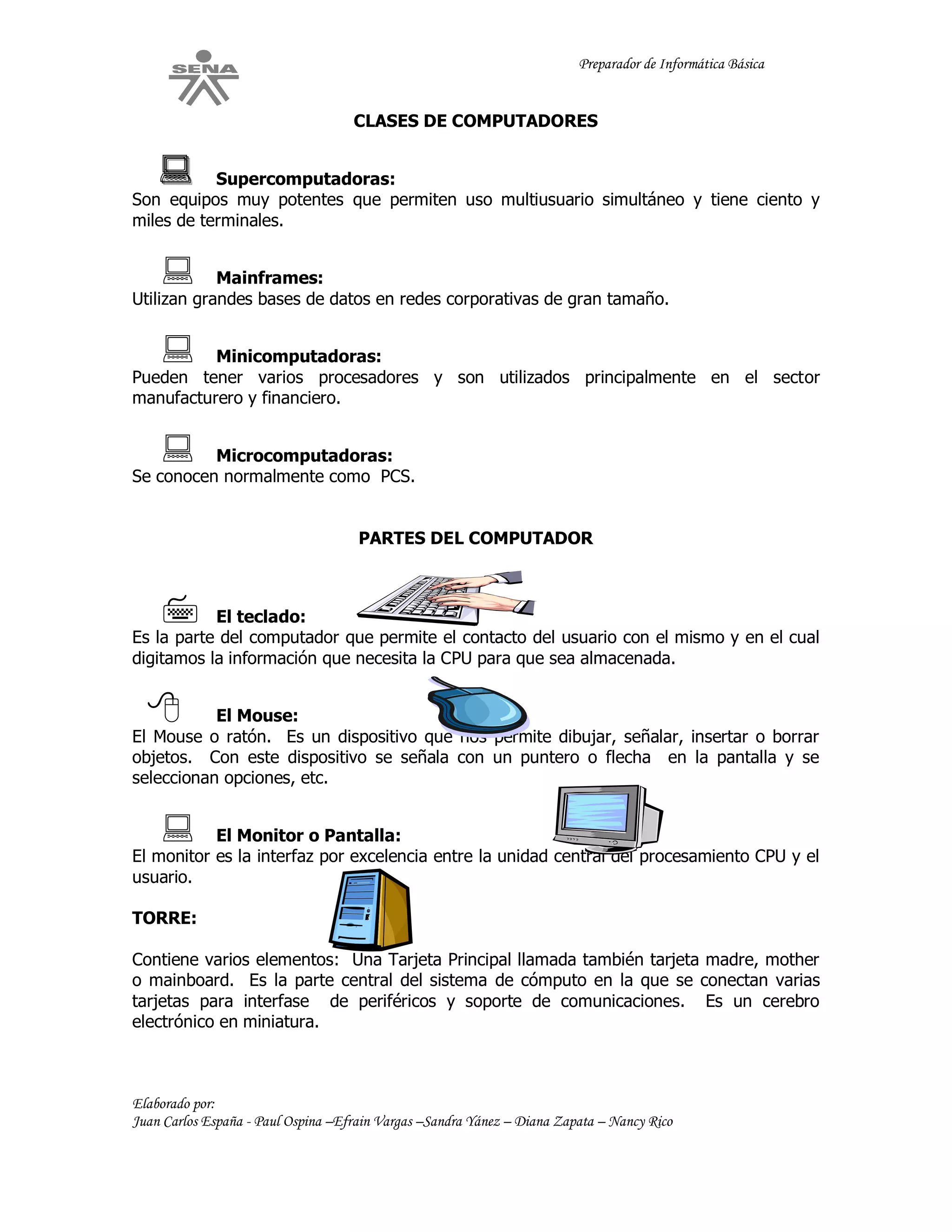 Guia de aprendizaje informatica basica | PDF