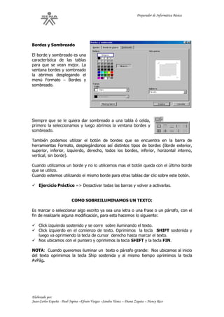 Guia de aprendizaje informatica basica | PDF