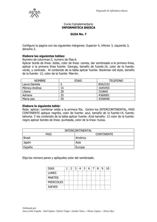 Guia de aprendizaje informatica basica | PDF