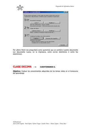 Guia de aprendizaje informatica basica | PDF