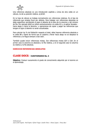 Guia de aprendizaje informatica basica | PDF