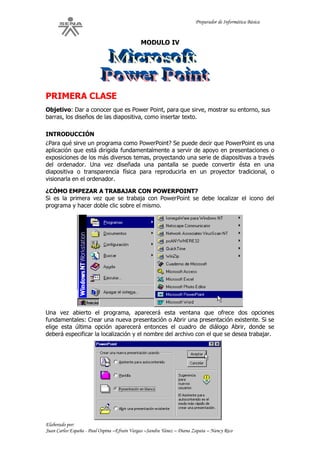 Guia de aprendizaje informatica basica | PDF