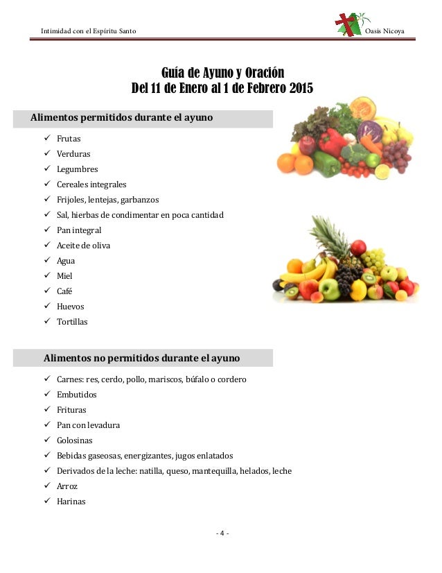 Guía de ayuno y oración enero 2015 Guía de ayuno y oración enero 2015