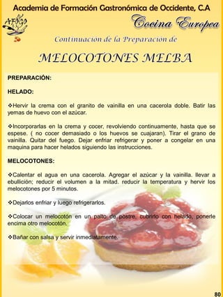 Guia de cocina europea nueva