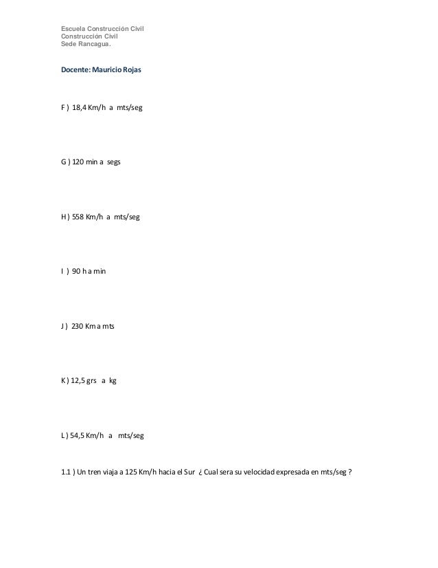 Guia de conversion de unidades
