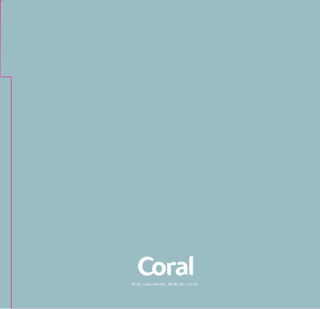 Guia de cores Coral Coral Azul Tinta ~ Guia de cores Coral