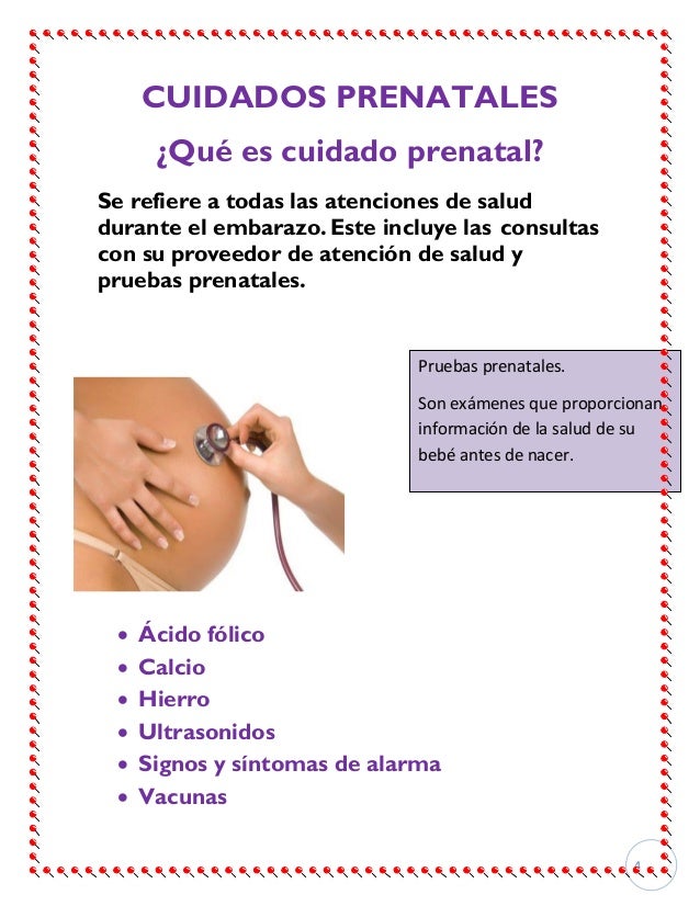 Guia De Cuidados Prenatales